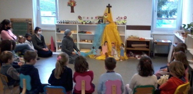 Visite des Soeurs de St Jean